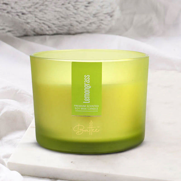 LEMONGRASS 3 WICK SCENTED CANDLE