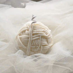 Wool Ball Candle