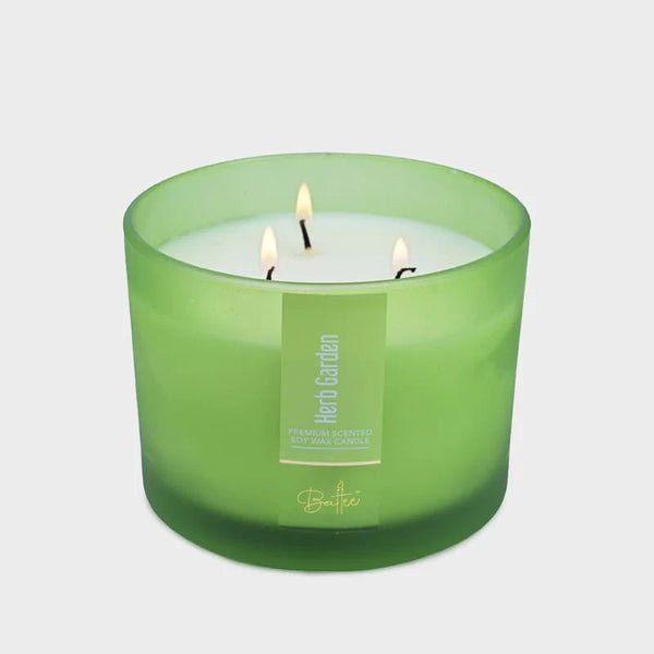 HERB GARDEN 3 WICK SCENTED CANDLE