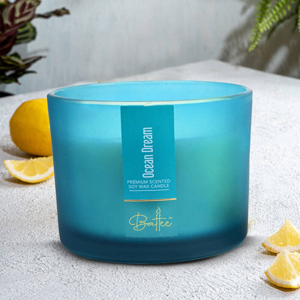 OCEAN DREAM 3 WICK SCENTED CANDLE