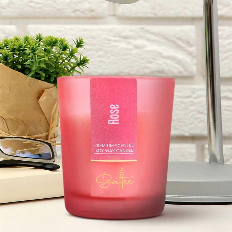 ROSE 100ml SCENTED CANDLE (2 pcs)