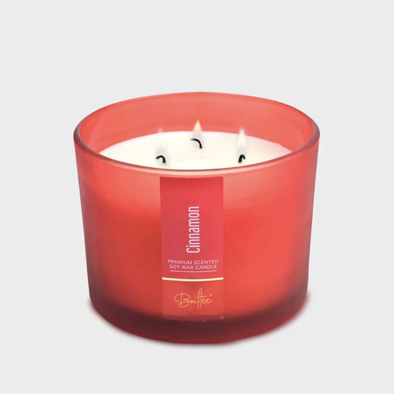 CINNAMON 3 WICK SCENTED CANDLE