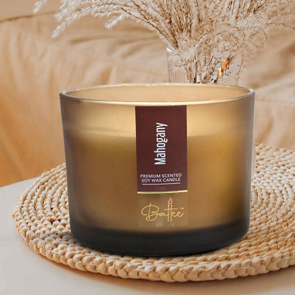 MAHOGANY 3 WICK SCENTED CANDLE