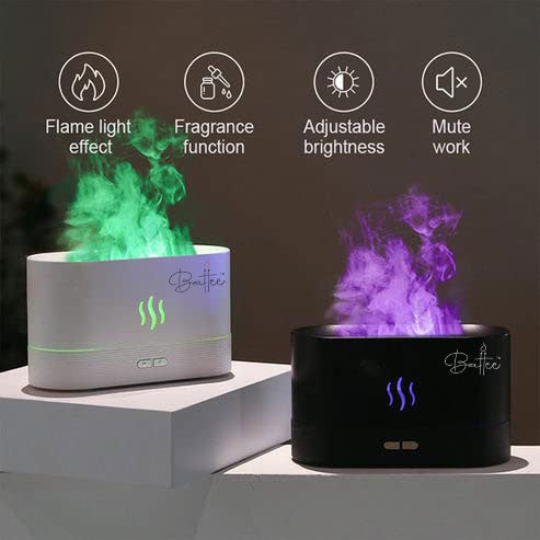 Battee Flame Air Aroma Diffuser H20 Humidifier (with 4 essential oils)