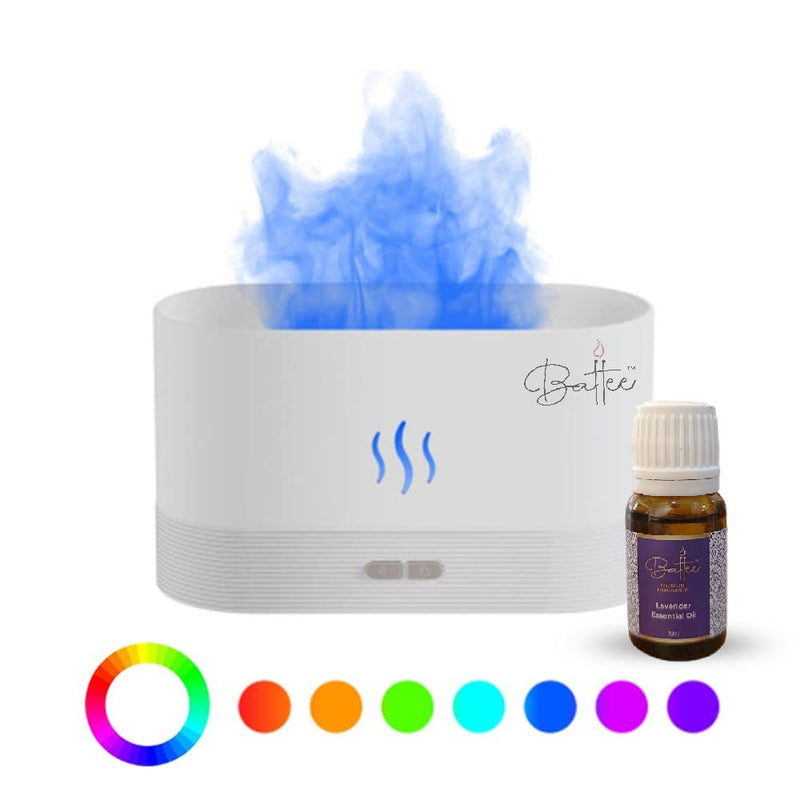 Battee Flame Air Aroma Diffuser H20 Humidifier (with 4 essential oils)